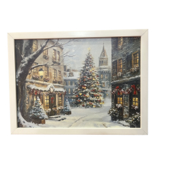 Light Up Frame Village
