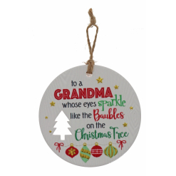 Grandma Xmas Plaque