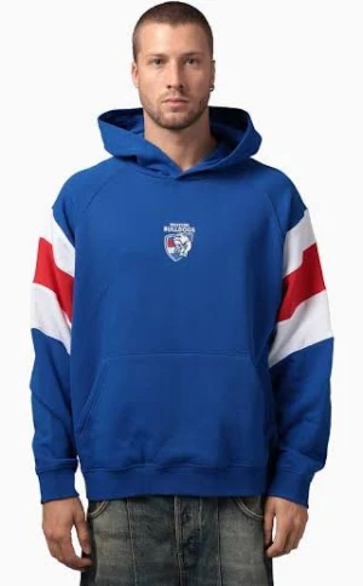 Unisex Box Fit Fleece Hoodie Western Bulldogs