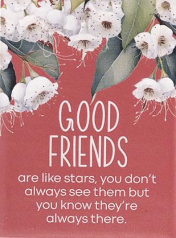 Native Blooms Good Friends Ceramic Magnet