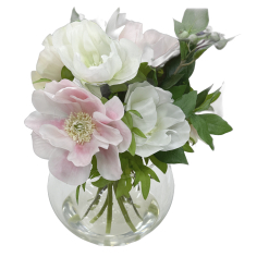 Anemone Berry Mix set in Resin Gel In Vase