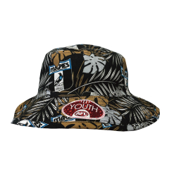 AFL Collingwood Youth Tropical Reversible Bucket hat