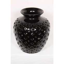 Black Filigree Vase