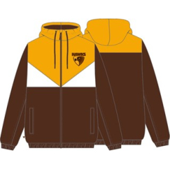 Hawks Paneled Windbreaker Jacket