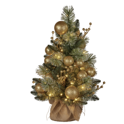 2ft Tree with Lights- Gold Collection