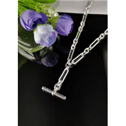 Silver Link Necklace Fashion Jewellery