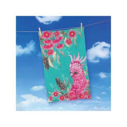 Tea Towel Blue Wren