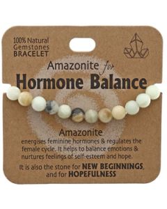 Amazonite For Hormone Balance Bracelet