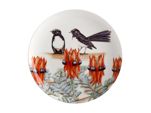 Garden Friends Plate 20cm Willy Wagtail Gift Boxed
