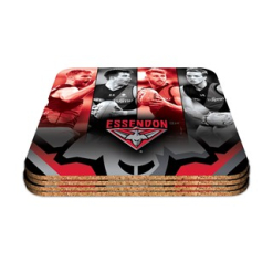 Essendon Set of 4 Player Coaster