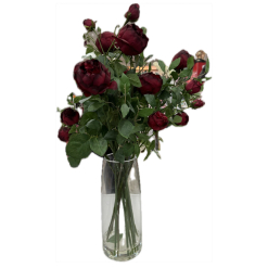 English Rose Mix in Vase