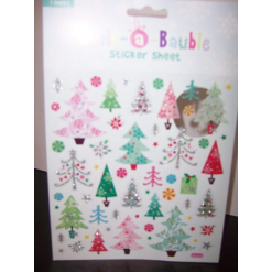 Build A Bauble Tree Sticker Sheet