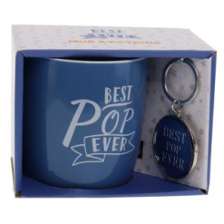 Best Pop Ever Mug Keyring Set