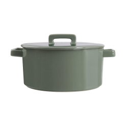 Epicurious Round Casserole 3L Sage Gift Boxed