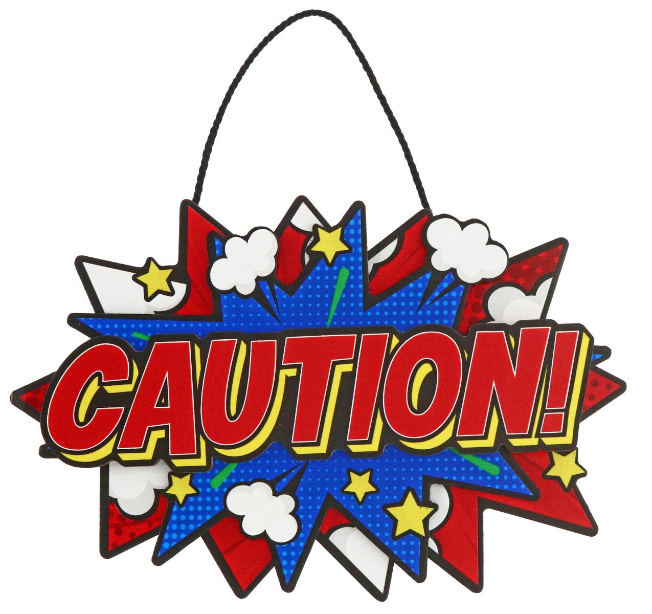 Caution 3D Wall Sign / DoorHanger
