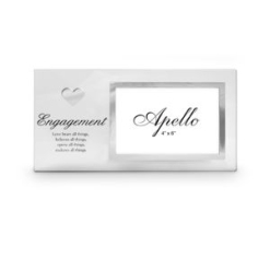 Engagement Heart Poem Photo Frame