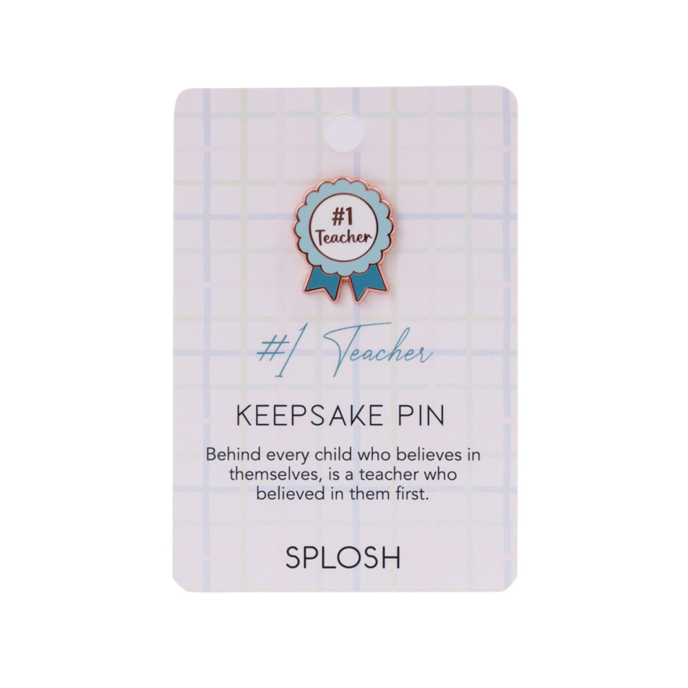 Teacher #1 Teacher Keepsake Pin