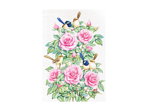 Garden Friends Tea Towel Wren