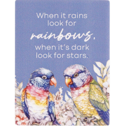 Native Blooms Rainbows Ceramic Magnet