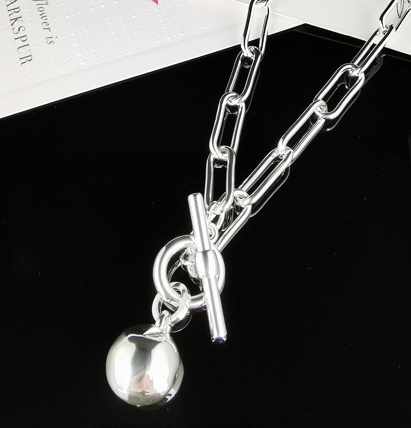Silver Chain Necklace Fashion Jewellery
