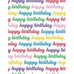 Wrap Kraft Pack Birthday Bright