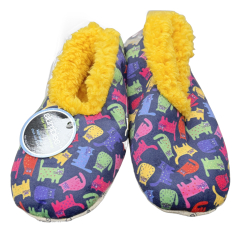 Kids Cats Soft Slippers Socks - Non-Slip Grip