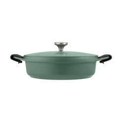 Agile Non-Stick Shallow Casserole 28cm / 4L Sage Gift Boxed