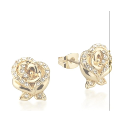Enchanted Rose Crystal Stud Earrings