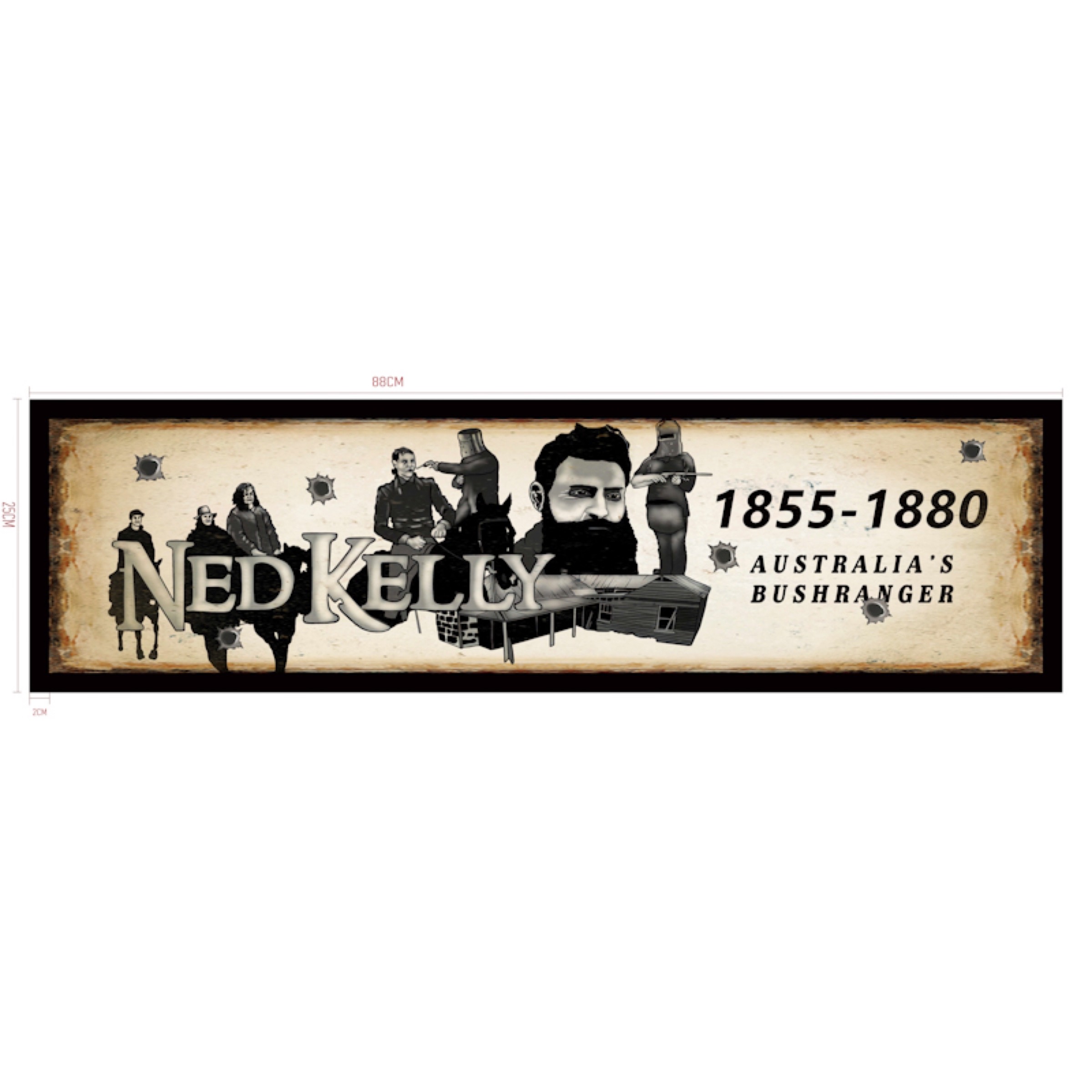 Ned Kelly 5 Bar Runner