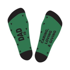 Mens Bamboo Name Socks