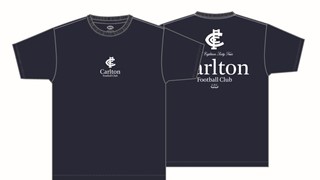 Mens Multi Logo Tee Blues