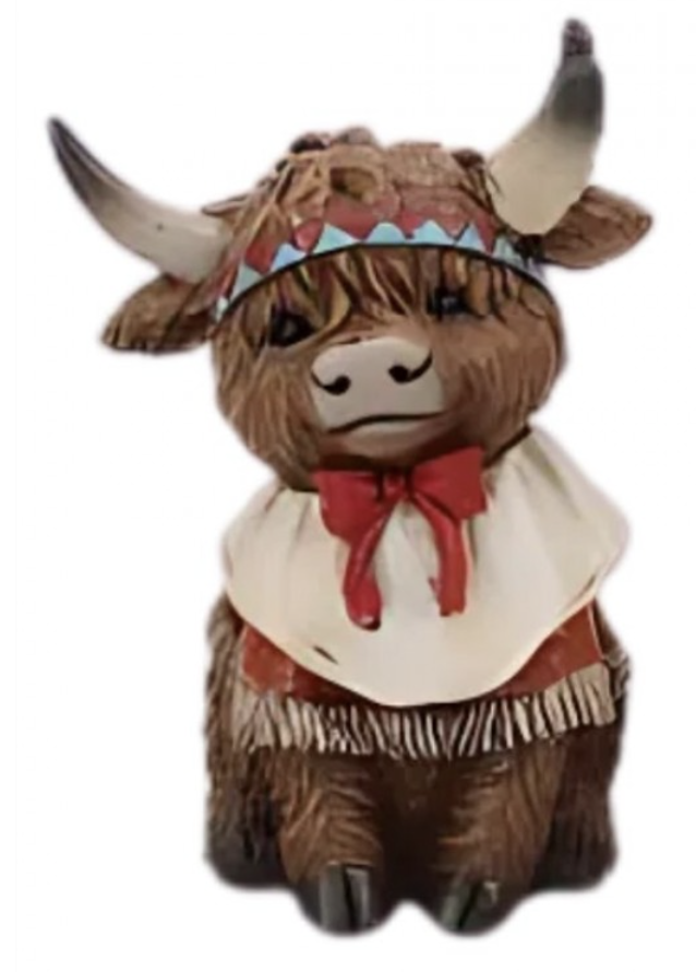Resin Highland Cow B