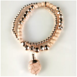 Elastic Rose Gold Bracelet