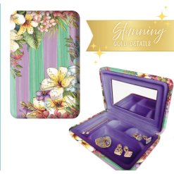 Lisa Pollock Small Jewellery Case - ( Paradise Bloom)