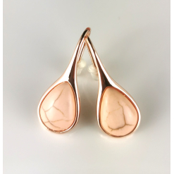 Earings Rose Gold With Stone