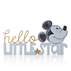 Mickey Mouse Hello Little Star Word Plaque