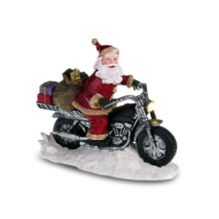 Santa Motorcycle LED With music