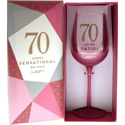 70th Wine Glass Looks Sensational Party Series