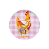 Pete Cromer Barn Friends Plate 20cm Chook Pink