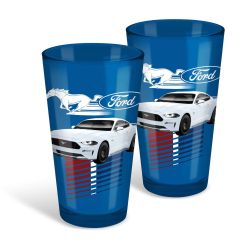Ford Set 2 Coloured Conical Glass