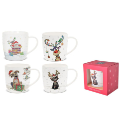 Bug Art Xmas Kooks Mug