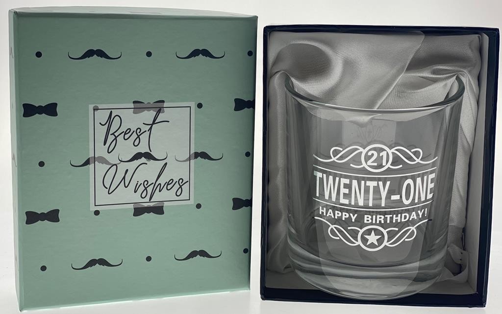 Scotch 21st Whiskey Glass