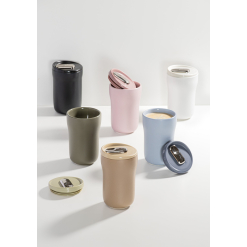 Eco Brew II Noir Double Wall Ceramic Travel