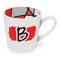 B motif mug male