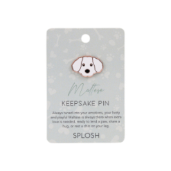Maltese Keepsake Pin