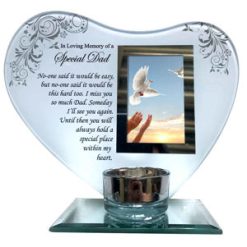 Dad In Loving Memory Candle