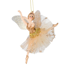 Fabric Resin Fairy Gold Leaping