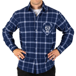 AFL Geelong Cats 'Mustang' Flannel Shirt M
