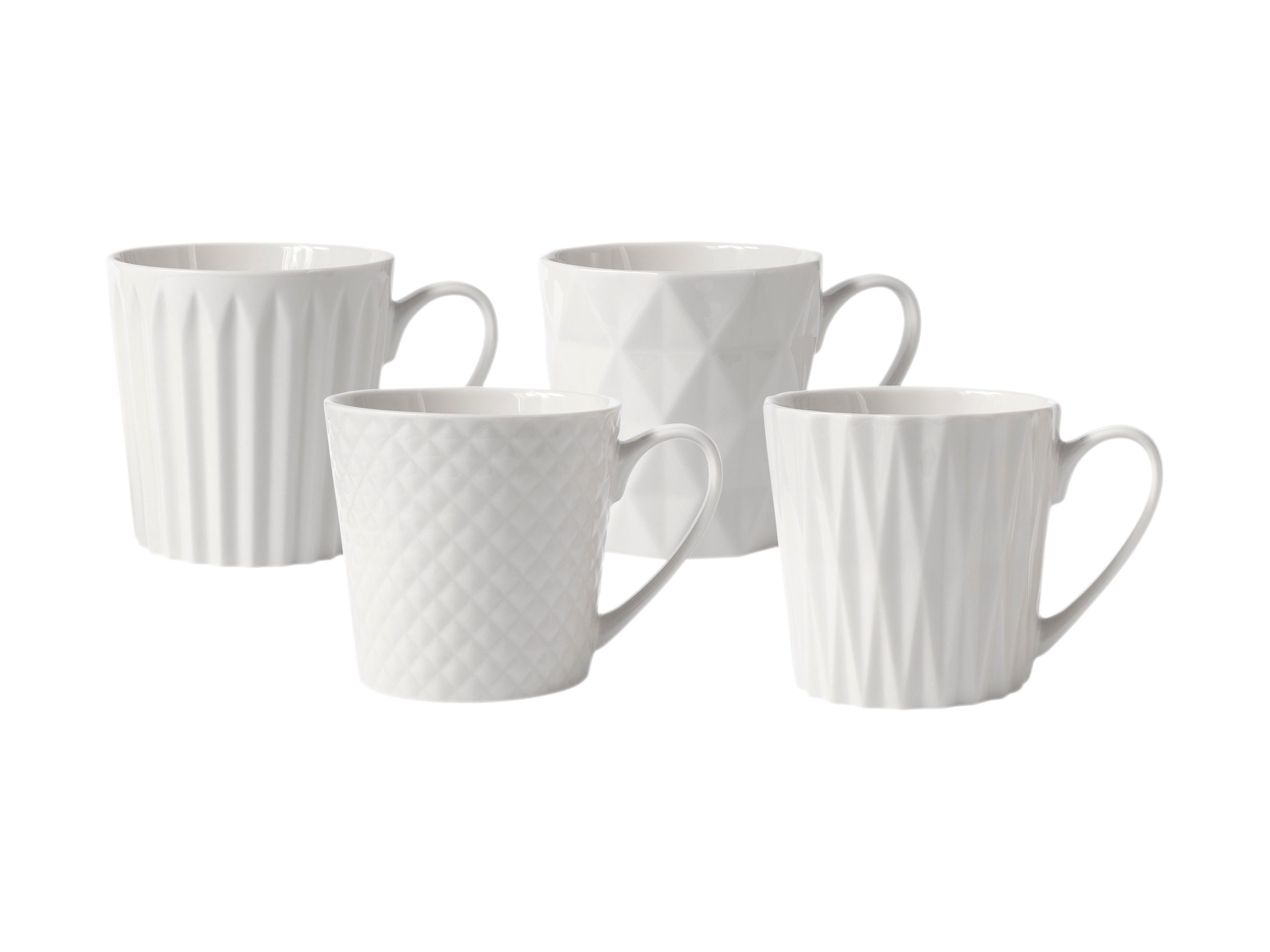 Nova Mug 380ML Set of 4 White Gift Boxed
