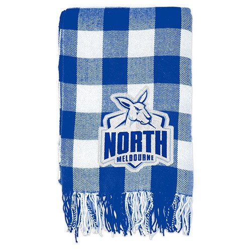 Nth Melbourne Tartan Throw